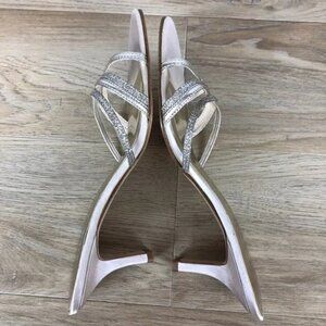 Evening Mule Shoes Champagne Gold